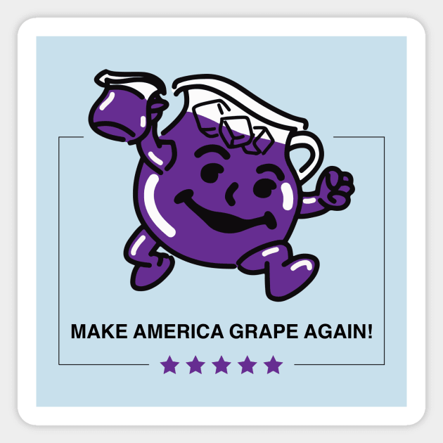 Make America Grape Again Sticker by duckandbear